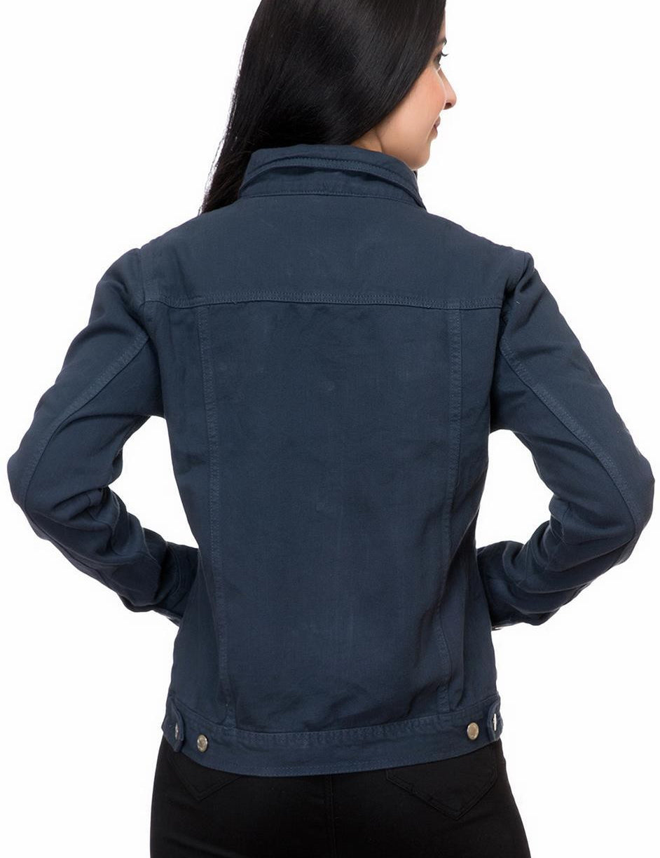 KOTTY Women Solid Denim Jacket