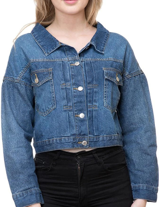 KOTTY Women Solid Denim Jacket