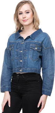 KOTTY Women Solid Denim Jacket