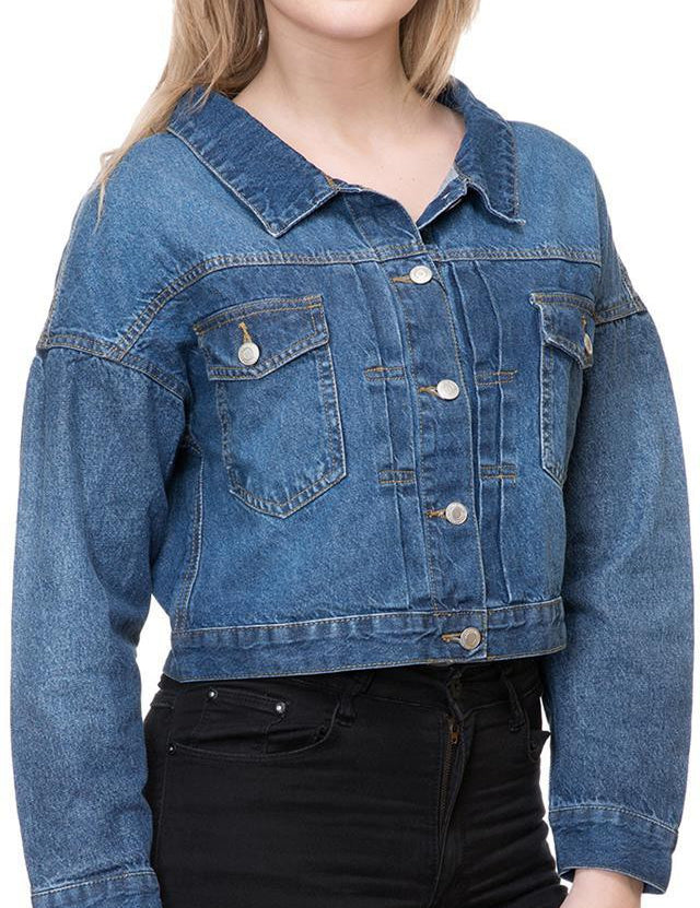 KOTTY Women Solid Denim Jacket