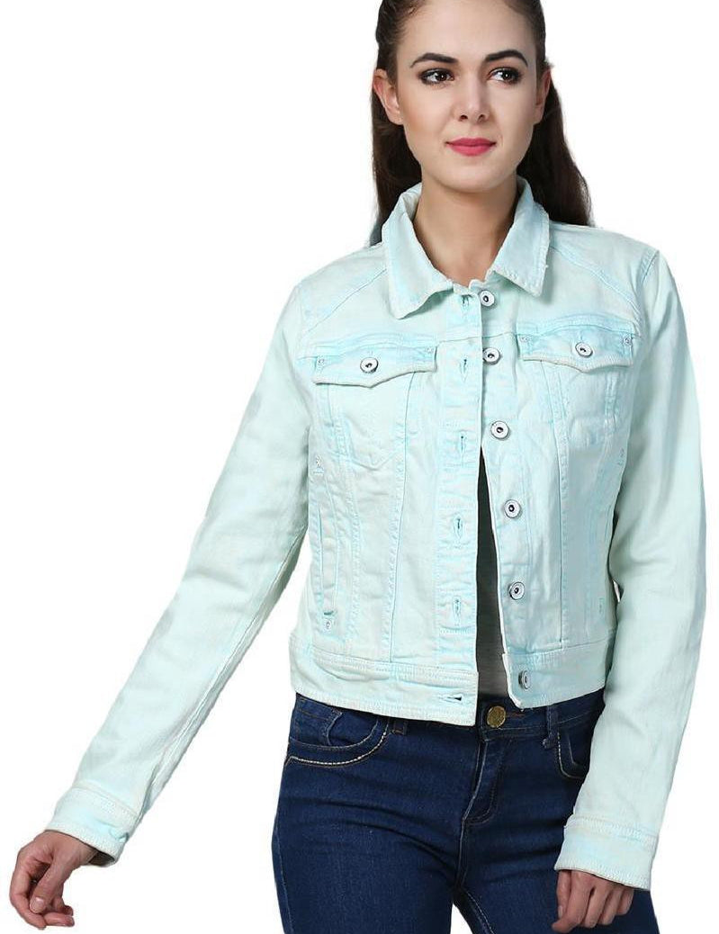 KOTTY Women Solid Denim Jacket