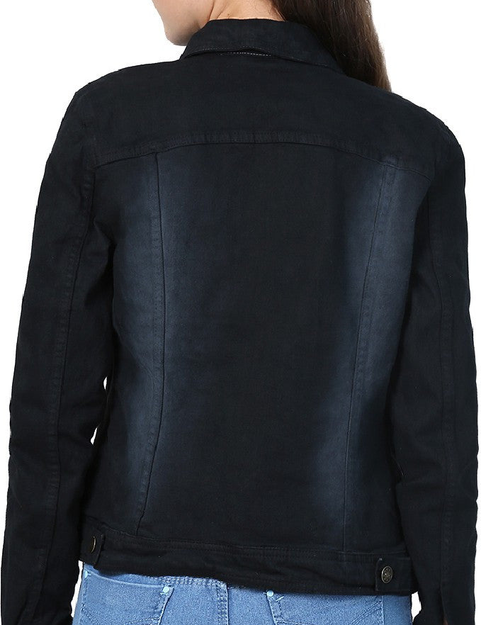 KOTTY Women Solid Denim Jacket