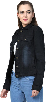 KOTTY Women Solid Denim Jacket