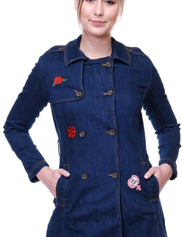 KOTTY Women Solid Denim Jacket