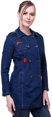 KOTTY Women Solid Denim Jacket