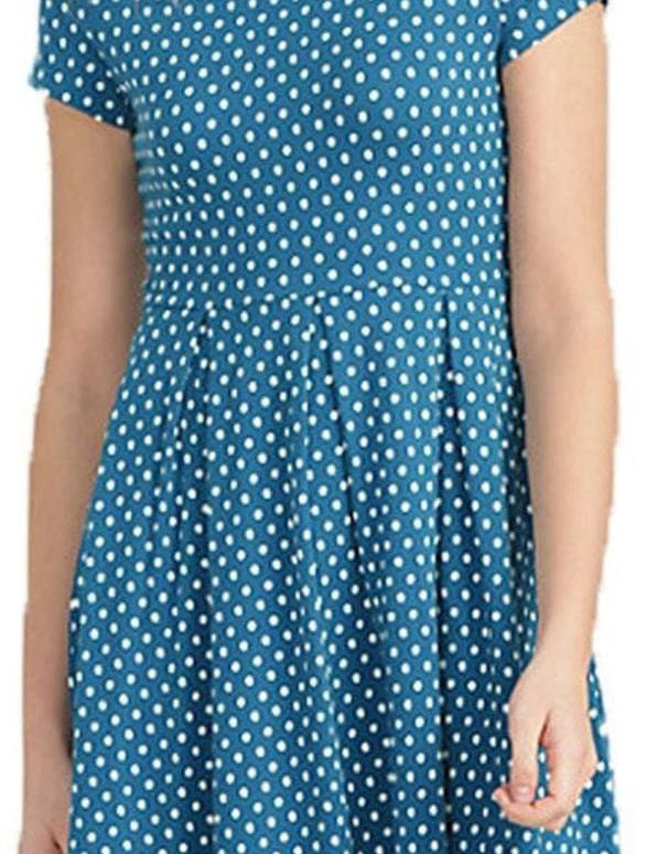 KOTTY Women's Floral Print Crepe Fit Flare Dress