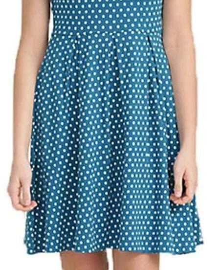KOTTY Women's Floral Print Crepe Fit Flare Dress