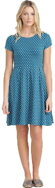 KOTTY Women's Floral Print Crepe Fit Flare Dress