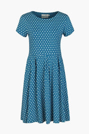 KOTTY Women's Floral Print Crepe Fit Flare Dress