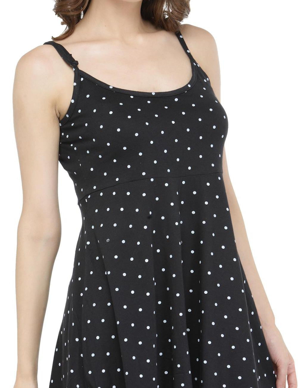 KOTTY Women's Floral Print Puff Sleeve Fit Flare Mini Dress