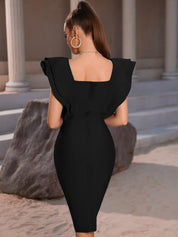 KOTTY Women's Shoulder Straps Bodycon Dress