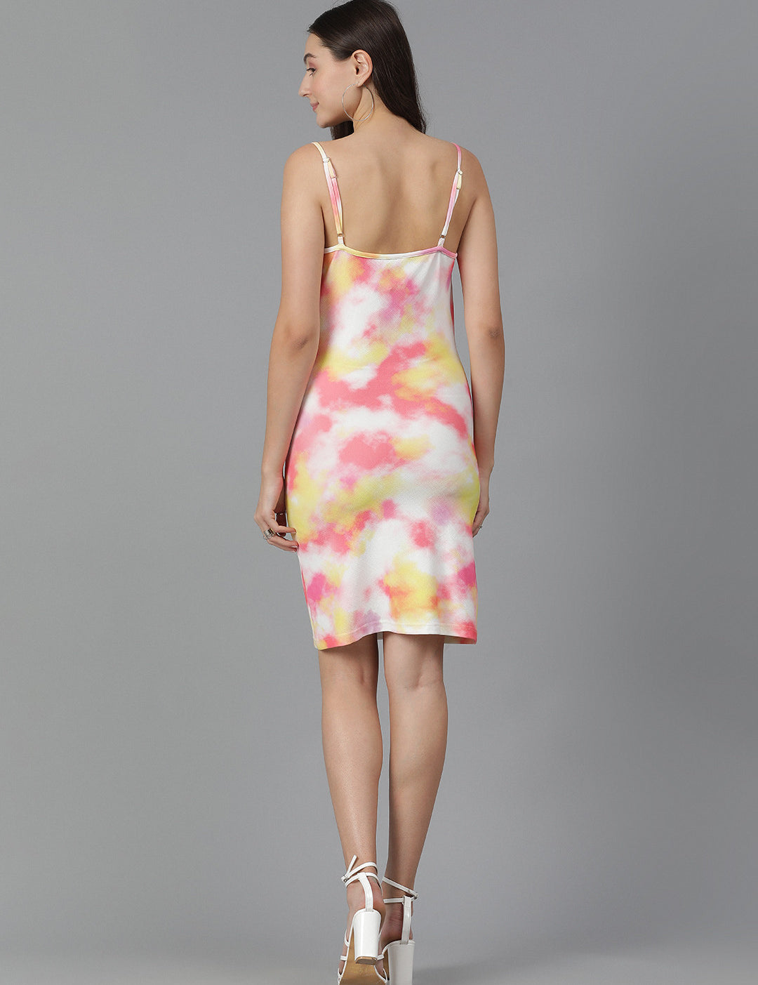 KOTTY Women's Bodycon Viscose Rayon Sleeveles Dress