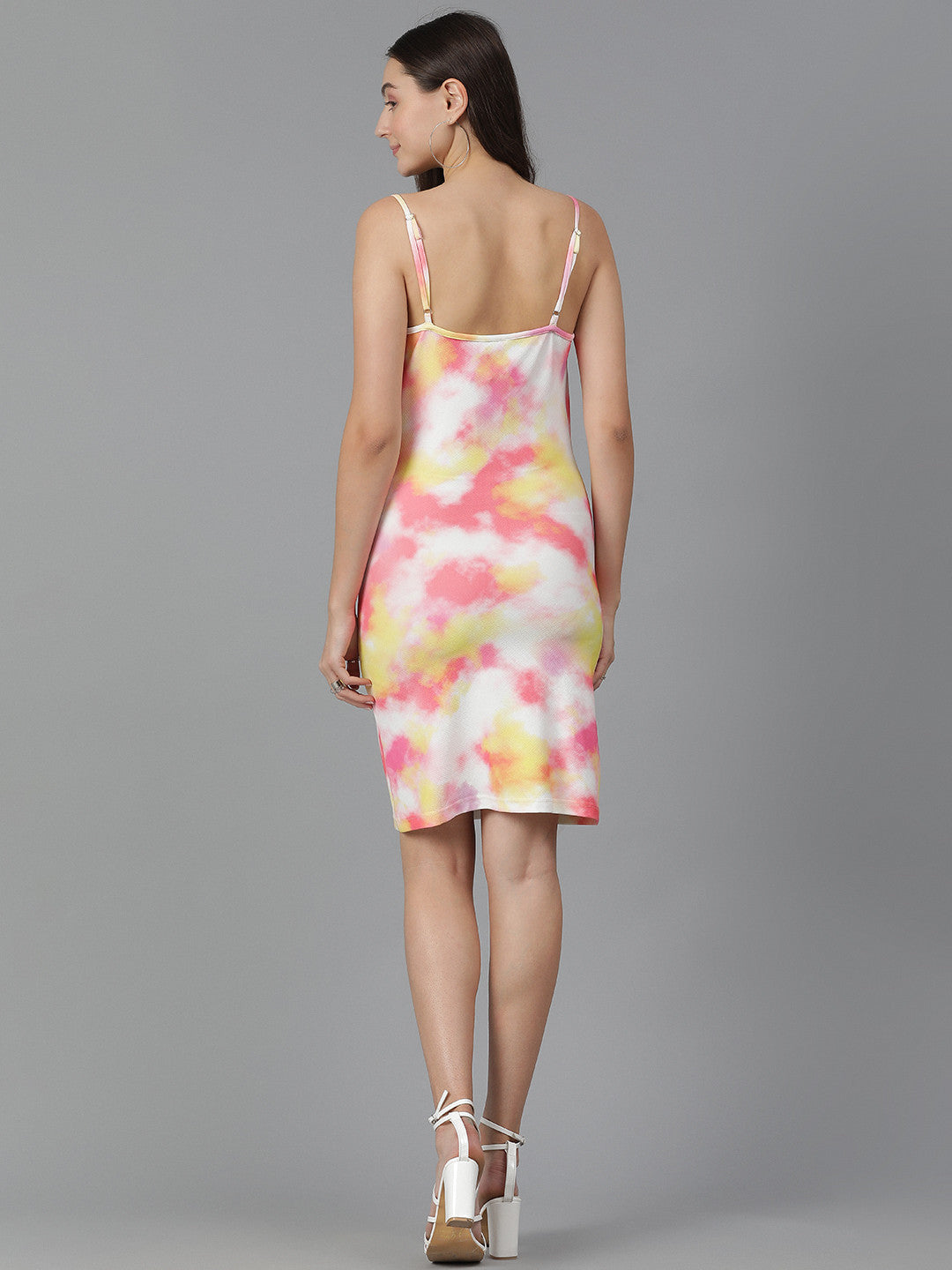 KOTTY Women's Bodycon Viscose Rayon Sleeveles Dress