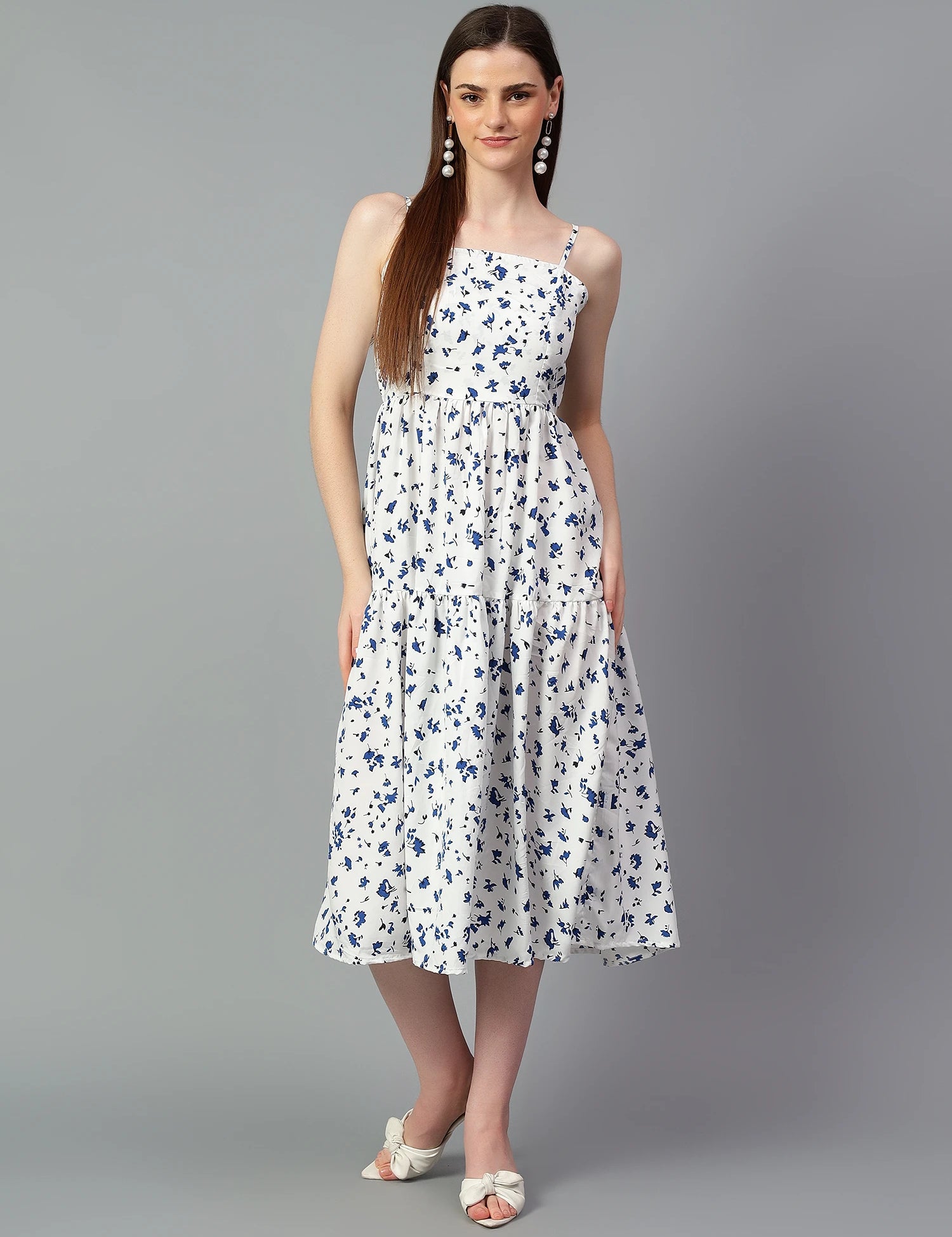 KOTTY Women's Solid Sleeveless Maxi Dress