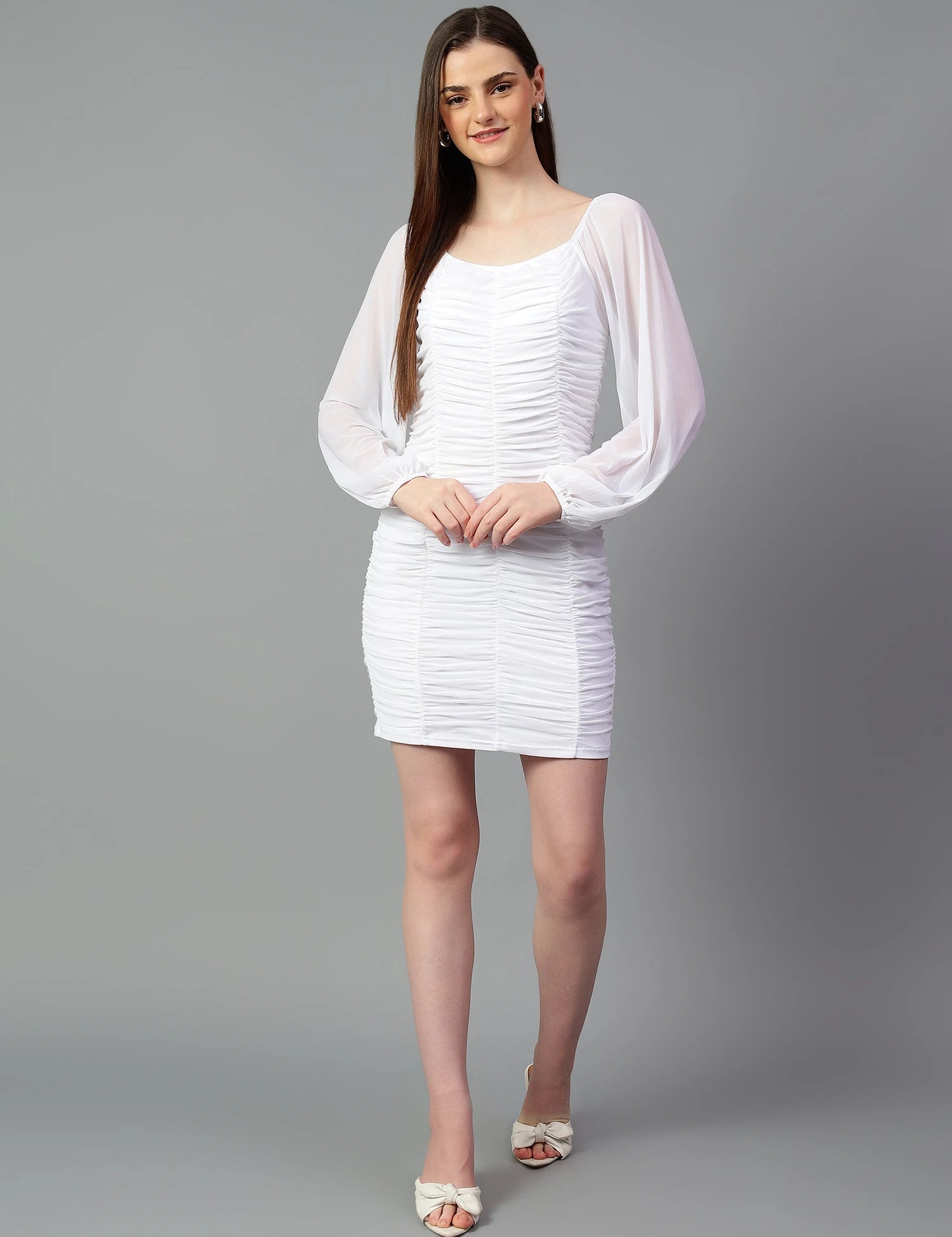 KOTTY Women's Shoulder Straps A-Line Dress
