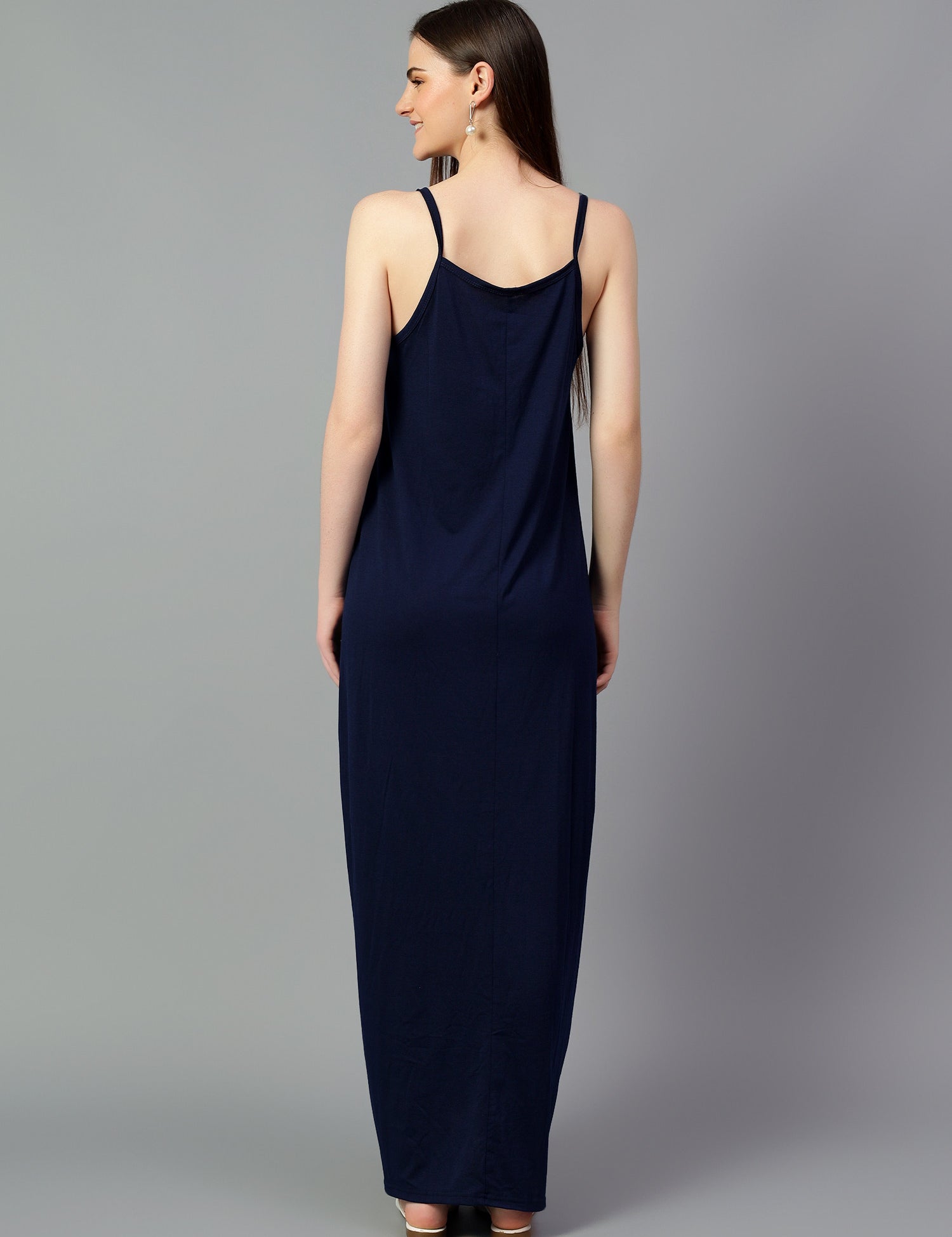 KOTTY Women's Shoulder Strap Ruffle Dress