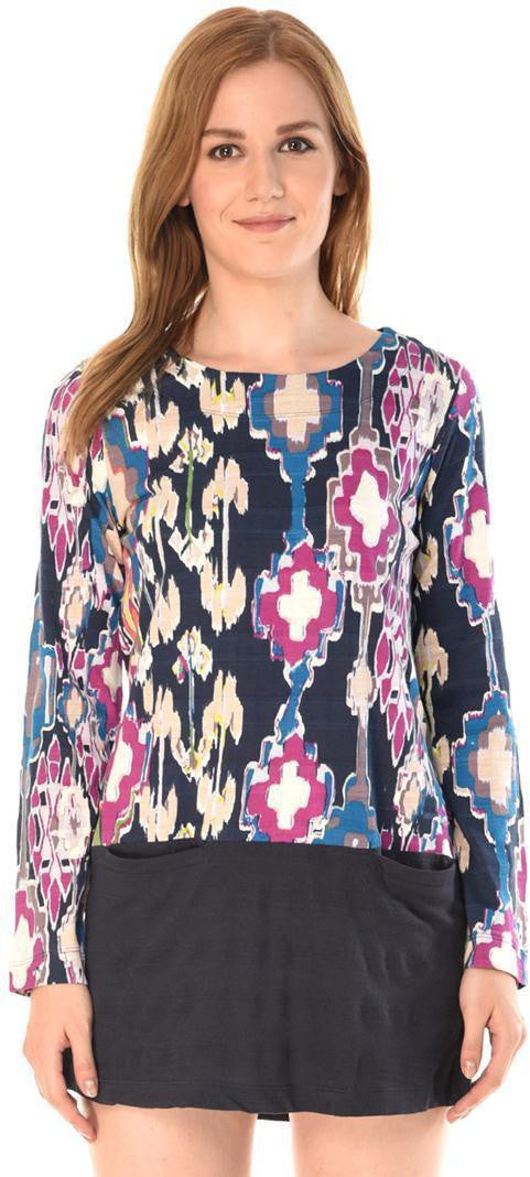 KOTTY Women's Floral Printed Puff Sleeves Crepe Maxi Dress