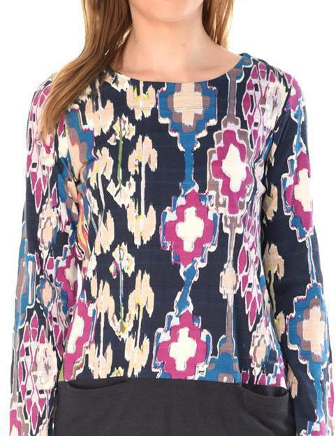 KOTTY Women's Floral Printed Puff Sleeves Crepe Maxi Dress