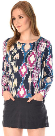 KOTTY Women's Floral Printed Puff Sleeves Crepe Maxi Dress
