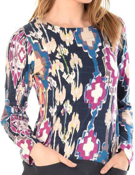 KOTTY Women's Floral Printed Puff Sleeves Crepe Maxi Dress