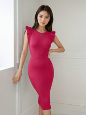 KOTTY Women's Stylish Looking Valentno Febric Dress