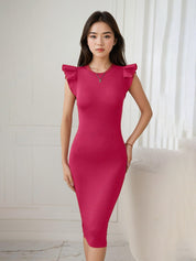 KOTTY Women's Stylish Looking Valentno Febric Dress