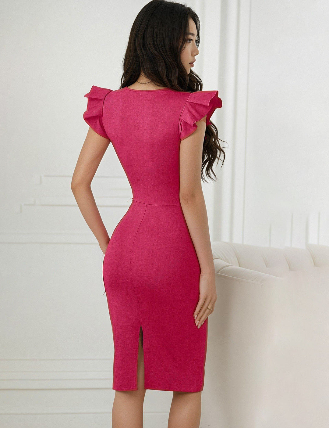 KOTTY Women's Stylish Looking Valentno Febric Dress