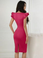 KOTTY Women's Stylish Looking Valentno Febric Dress