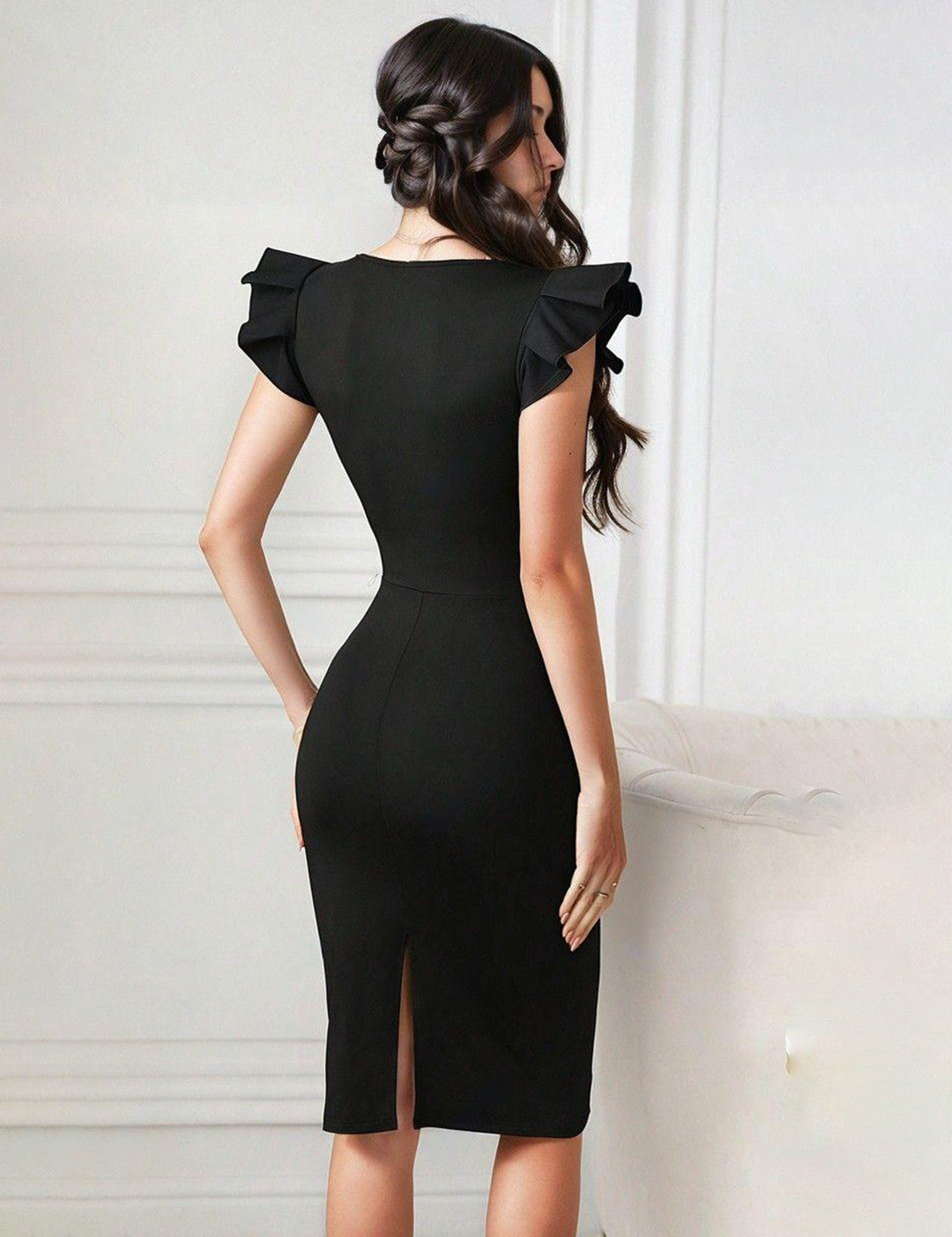 KOTTY Women's Stylish Looking Valentno Febric Dress