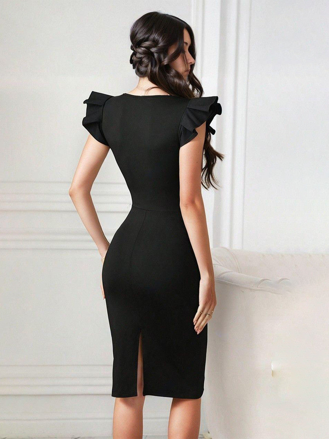 KOTTY Women's Stylish Looking Valentno Febric Dress