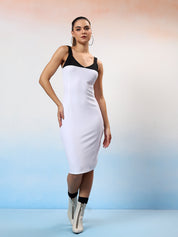 KOTTY Women's solid Bodycon Knee Length Dress