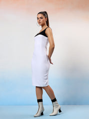 KOTTY Women's solid Bodycon Knee Length Dress