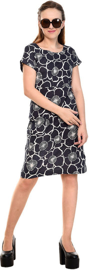 KOTTY Women's V-Neck Puff Sleeves Bodycon Dress
