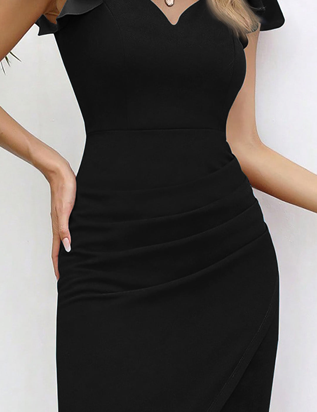 KOTTY Womens Solid Lightweight Pot Black Stylish 