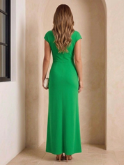 KOTTY Women's Forest Green Dress