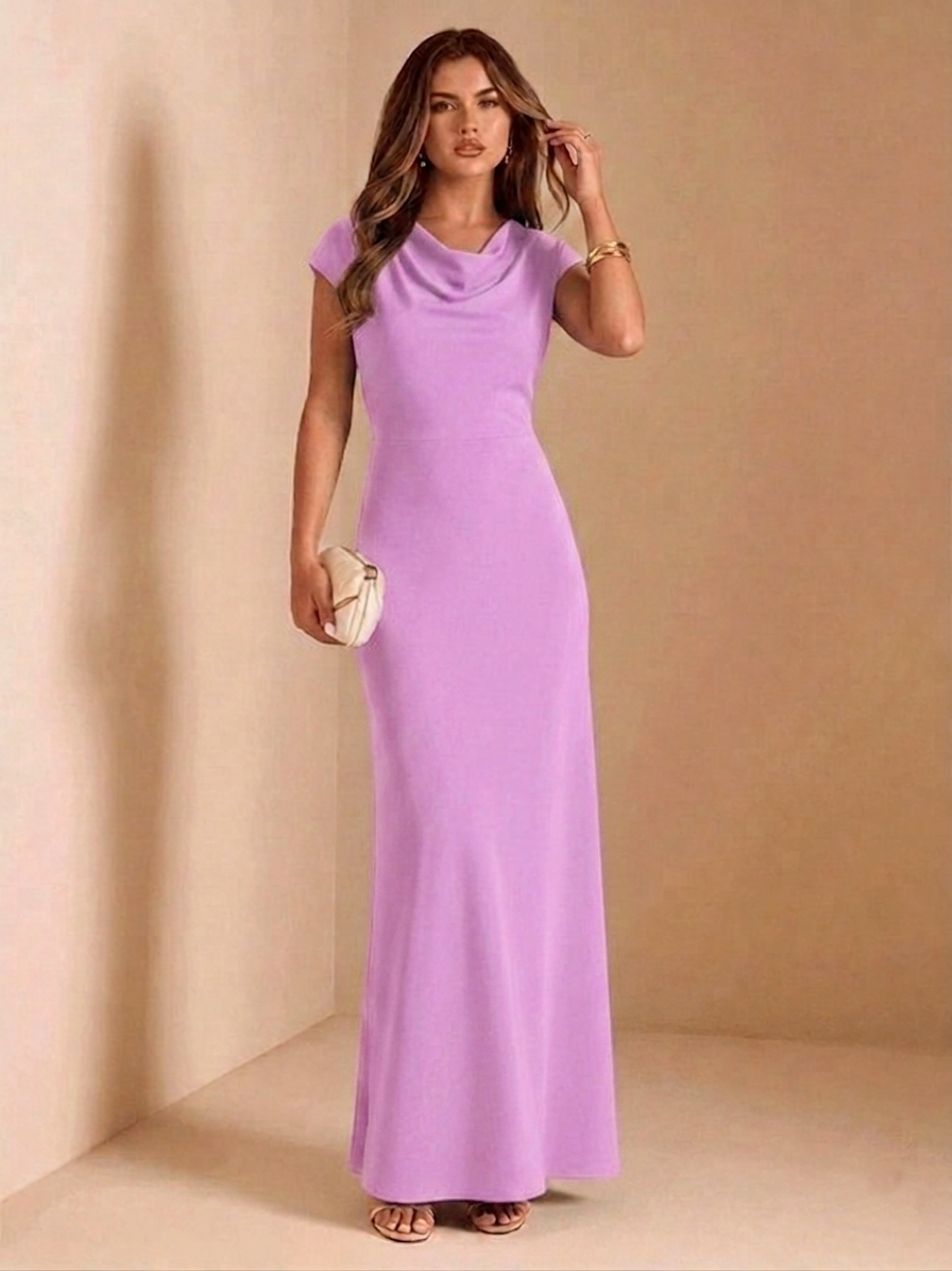 KOTTY Women's Baby Pink Bodycon Dress