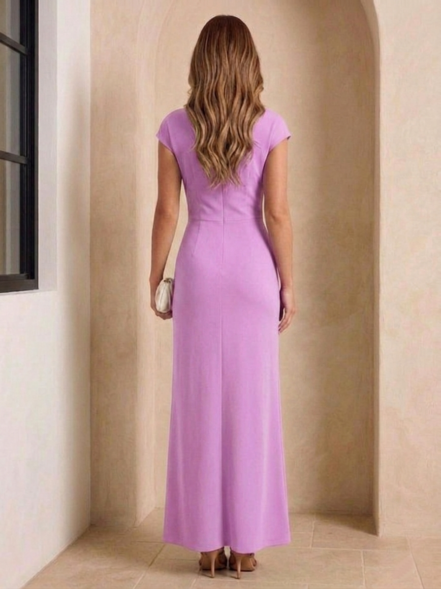KOTTY Women's Baby Pink Bodycon Dress