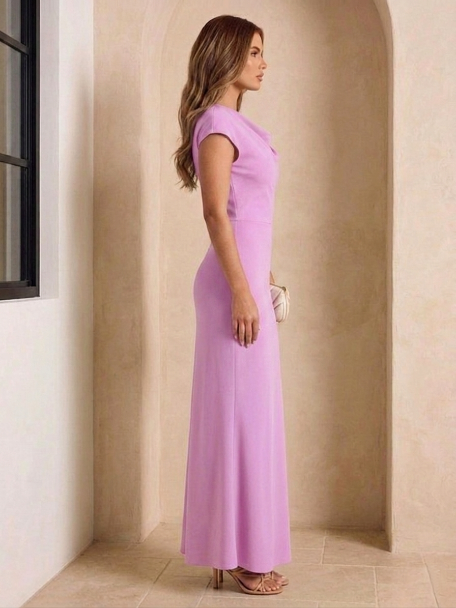 KOTTY Women's Baby Pink Bodycon Dress