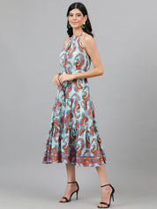 KOTTY Women's V-Neck A-Line Mini Dress