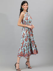 KOTTY Women's V-Neck A-Line Mini Dress