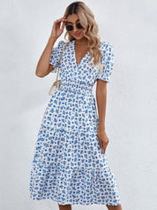 KOTTY Women's Abstract Printed Sheath Midi Dress