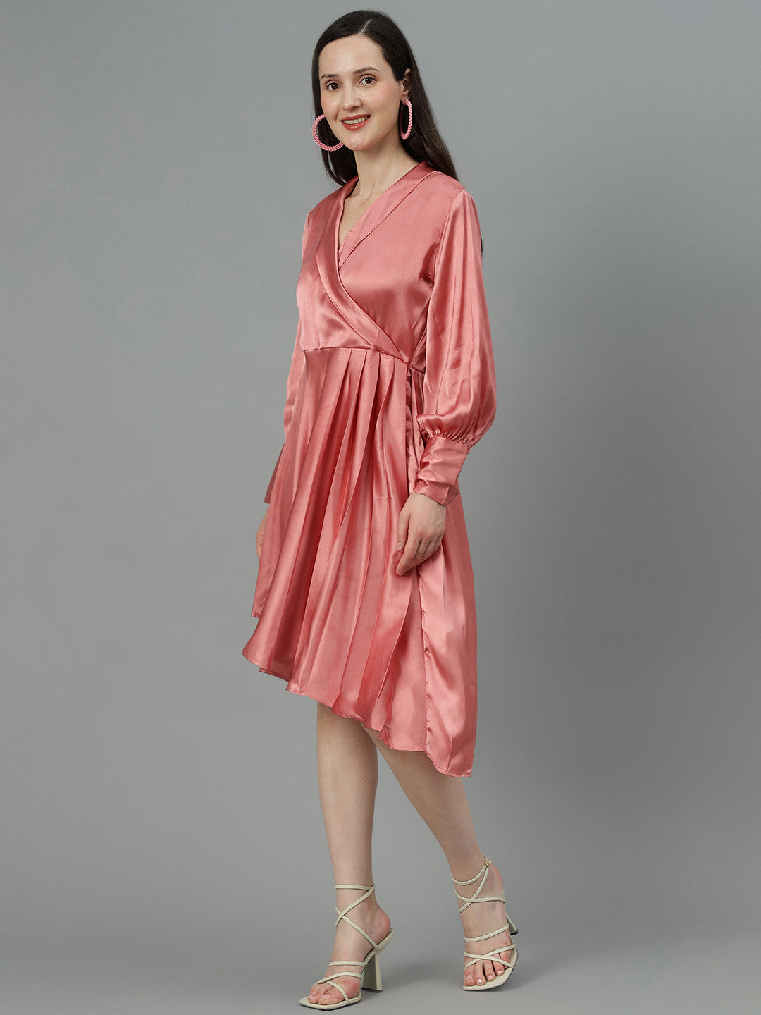 KOTTY Women's Flutter Sleeve Sheath Dress