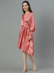 KOTTY Women's Flutter Sleeve Sheath Dress