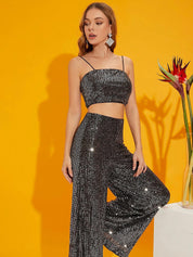 KOTTY Women Two Piece Dress Dark Blue Maxi/Full Length Dress 