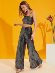 KOTTY Women Two Piece Dress Dark Blue Maxi/Full Length Dress 
