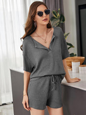 KOTTY Women Two Piece Dress Grey Mini/Short Dress 
