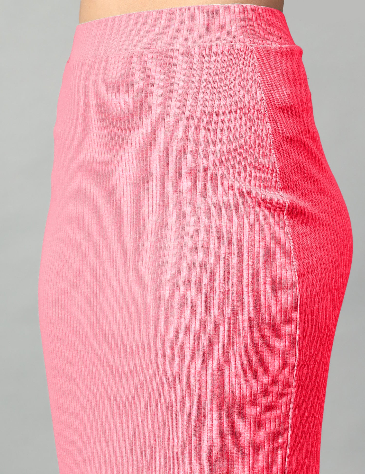 KOTTY Women Two Piece Dress Pink Below Knee Dress 