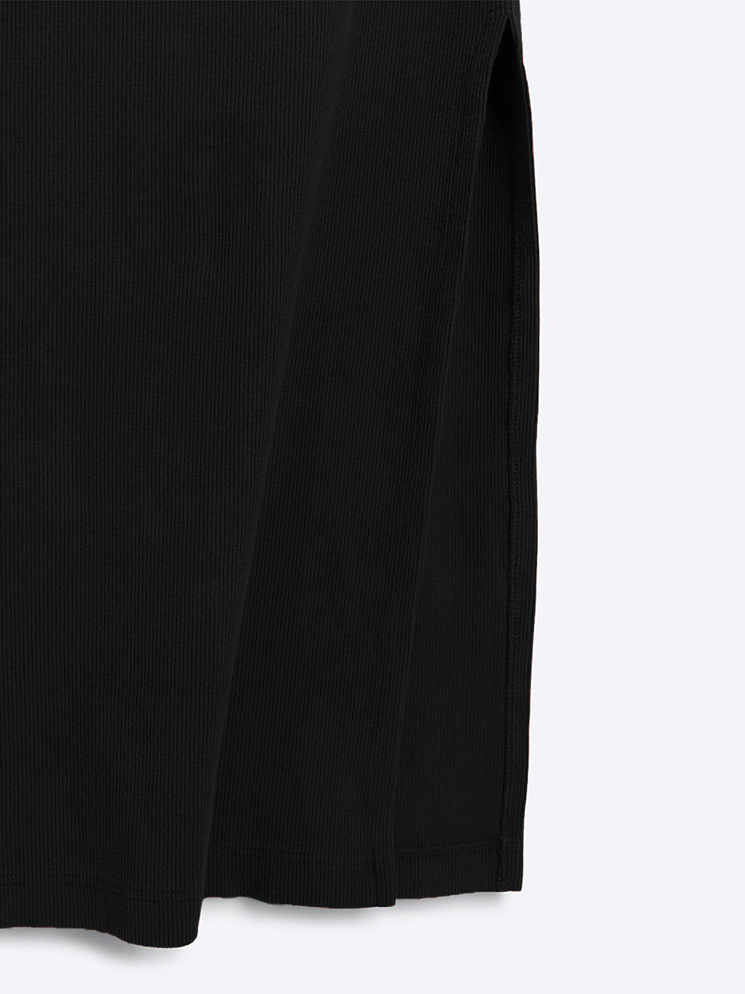 KOTTY Women Two Piece Dress Black Ankle Length Dress 