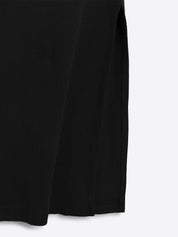 KOTTY Women Two Piece Dress Black Ankle Length Dress 