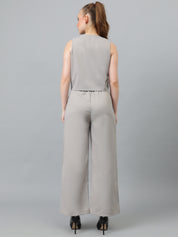 KOTTY Women Two Piece Dress Grey Maxi/Full Length Dress 
